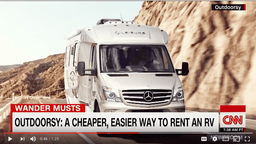 CNN Covers Outdoorsy: &#8220;A Cheap, Easier Way to Rent An RV&#8221;